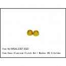 Aluminum Clutch Bell Washer M3.0,Golden,2 pcs